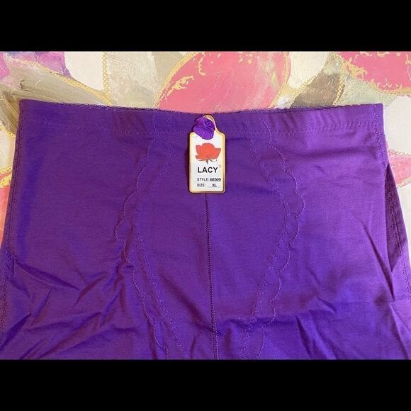 Lacy high waisted seamless shorts tummy control - Picture 11 of 13